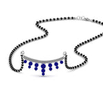 Load image into Gallery viewer, Blue-Sapphire-Drops-Mangalsutra
