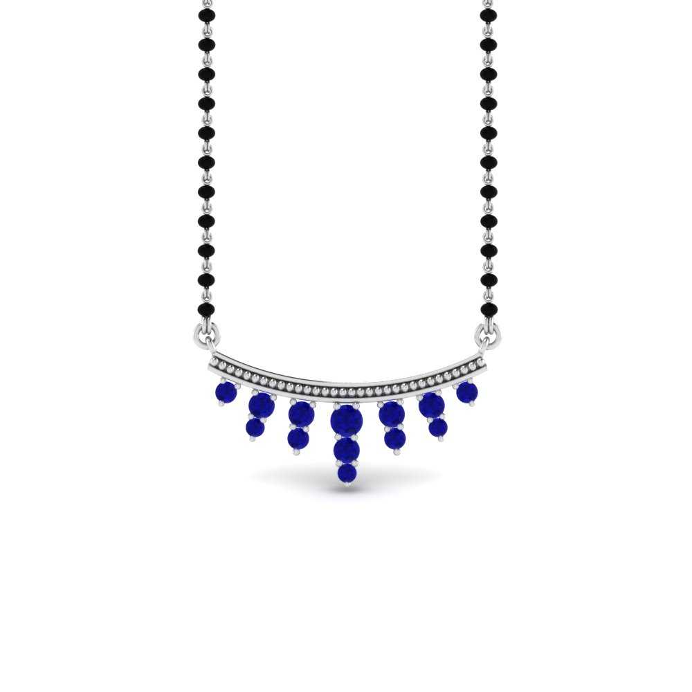 Blue-Sapphire-Drops-Mangalsutra