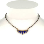 Load image into Gallery viewer, Blue Sapphire Drops Mangalsutra
