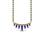 Load image into Gallery viewer, Blue-Sapphire-Drops-Mangalsutra
