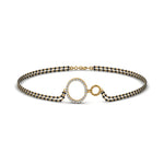 Load image into Gallery viewer, Circle Linked Bracelet Mangalsutra
