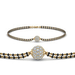 Load image into Gallery viewer, Cluster Diamond Bracelet Mangalsutra