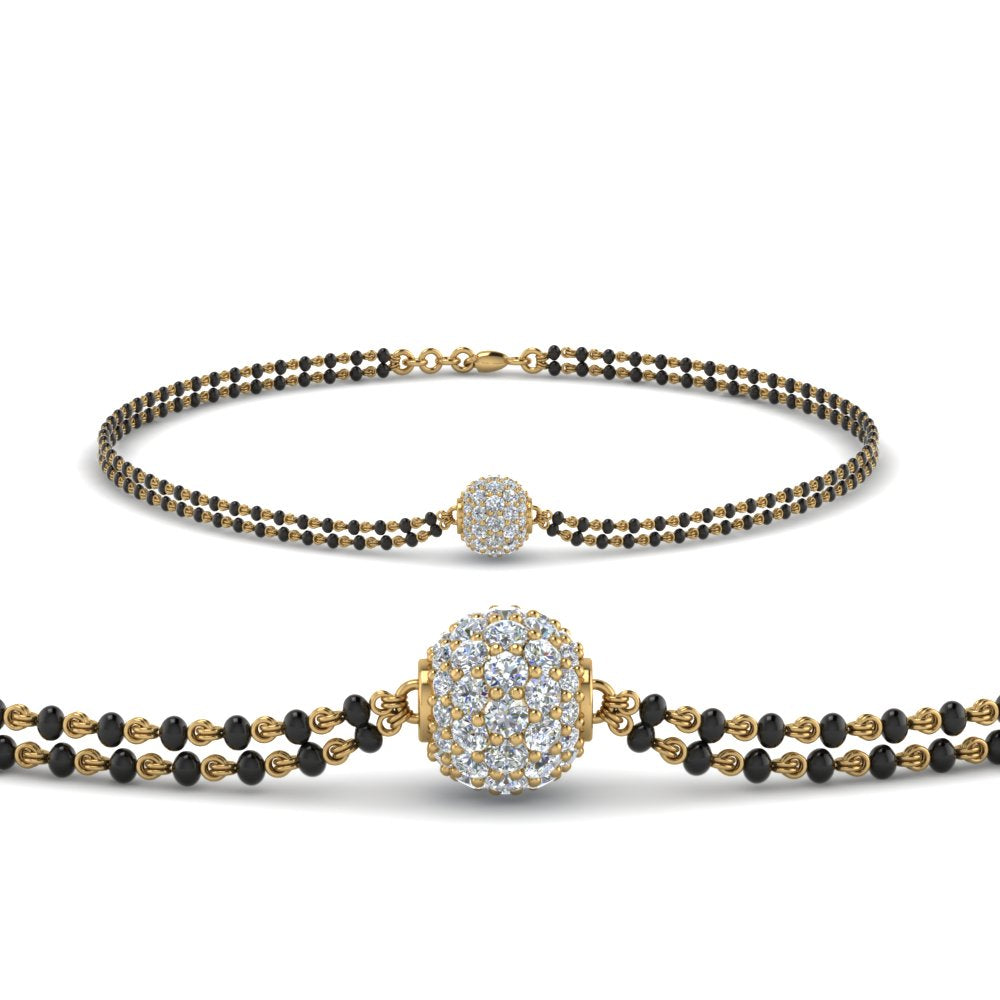 Gold Mangalsutra Bracelet Designs – Finaura: Gold Jewellery Finder
