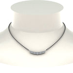 Load image into Gallery viewer, Curved-Bar-Diamond-Mangalsutra
