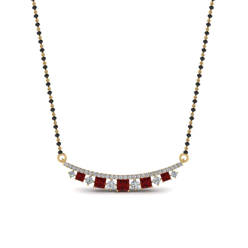 Curved-Bar-Diamond-Mangalsutra-With-Ruby
