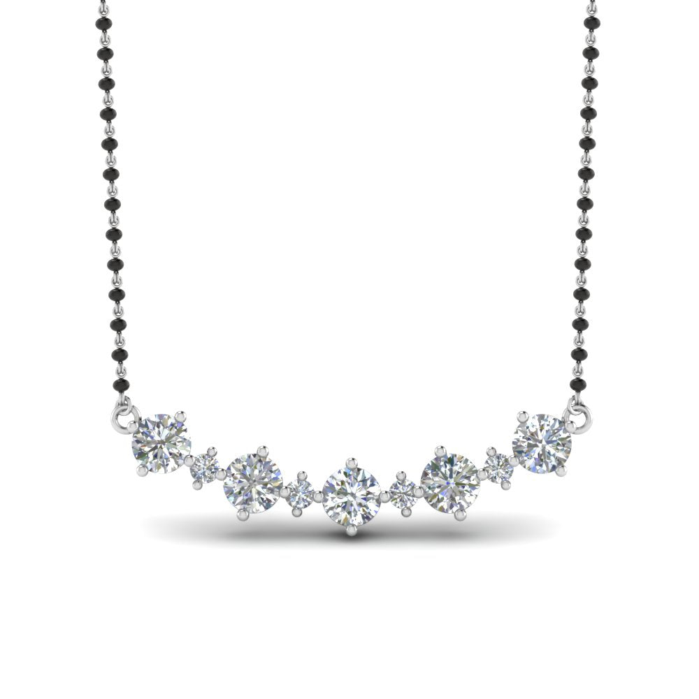 Curved-Diamond-Mangalsutra-Necklace