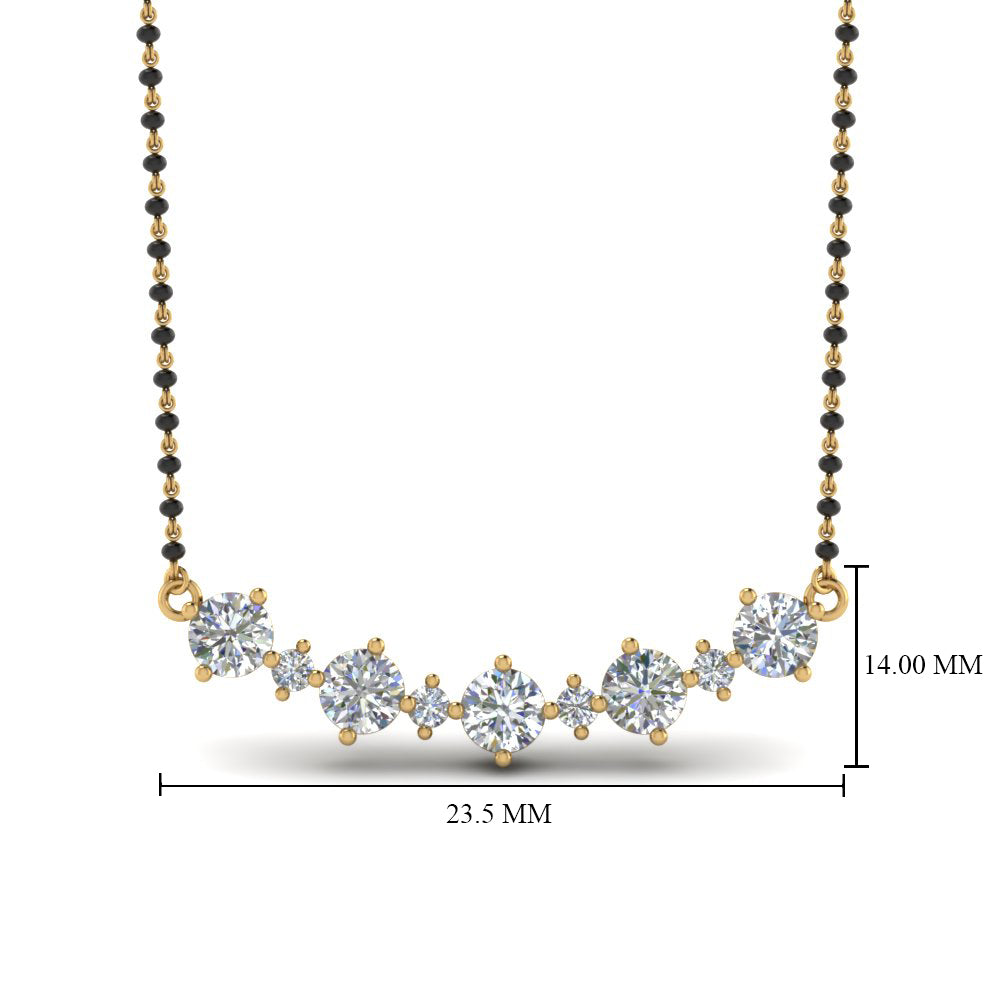 Curved-Diamond-Mangalsutra-Necklace