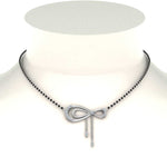 Load image into Gallery viewer, Cute-Bow-Diamond-Mangalsutra