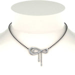 Load image into Gallery viewer, Cute-Bow-Diamond-Mangalsutra
