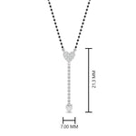 Load image into Gallery viewer, Cute-Heart-Diamond-Mangalsutra