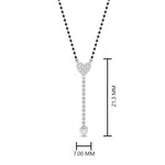 Load image into Gallery viewer, Cute-Heart-Diamond-Mangalsutra
