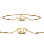 Load image into Gallery viewer, Cute Lotus Hand Mangalsutra