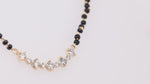Load and play video in Gallery viewer, Curved Diamond Mangalsutra Necklace
