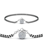 Load image into Gallery viewer, Diamond Ball Drop Mangalsutra Bracelet
