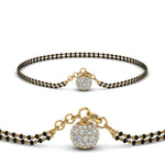 Load image into Gallery viewer, Diamond Ball Drop Mangalsutra Bracelet