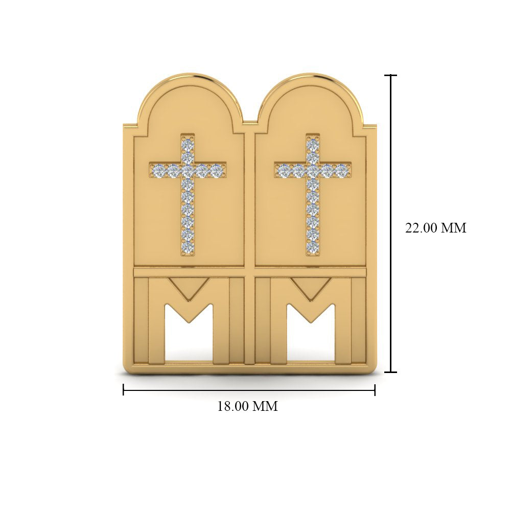 Diamond Cross Thali Mangalyam For Bride