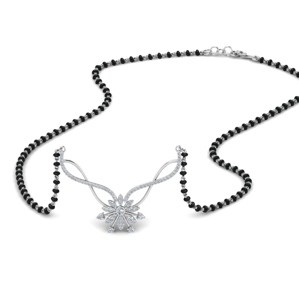 Diamond-Flower-Mangalsutra