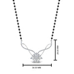 Load image into Gallery viewer, Diamond-Flower-Mangalsutra
