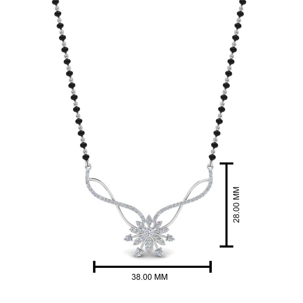 Diamond-Flower-Mangalsutra