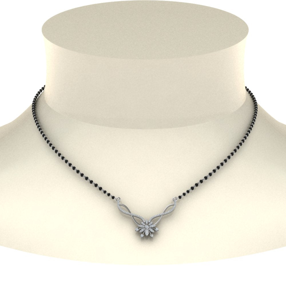 Diamond-Flower-Mangalsutra