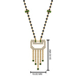 Load image into Gallery viewer, Diamond-Pendant-Mangalsutra-For-Bride-With-Emerald