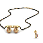 Load image into Gallery viewer, Diamond-Studded-Wati-Mangalsutra
