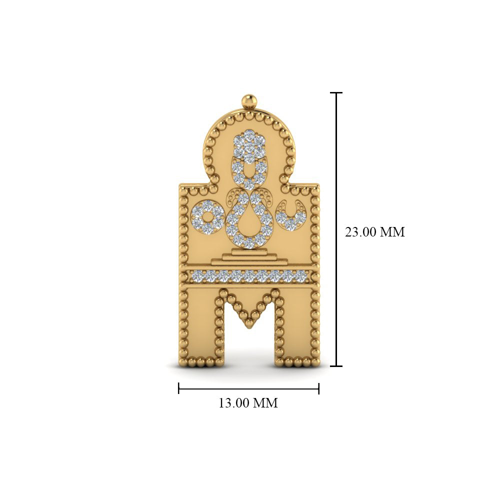 Diamond Sun Moon Design Thali