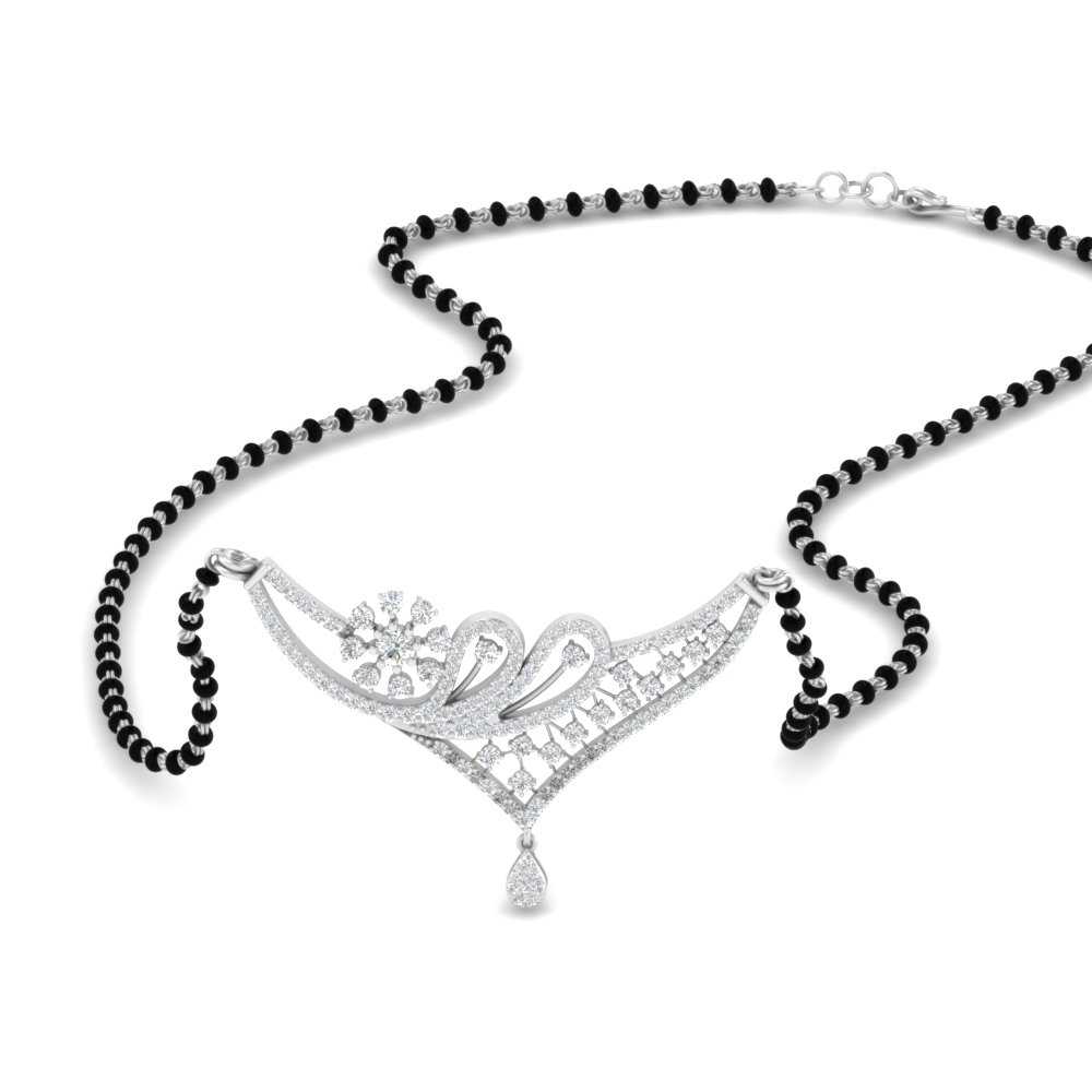 Diamond-Tanmaniya-Mangalsutra