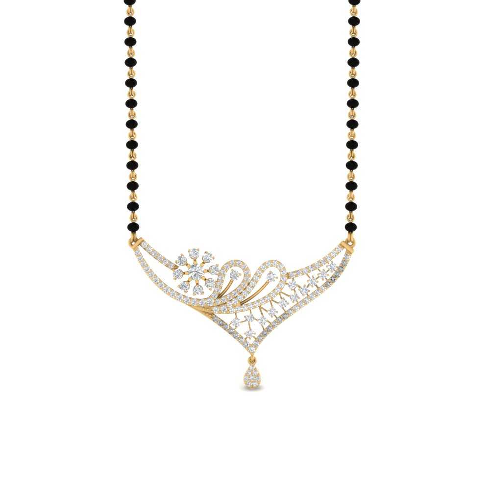 Diamond-Tanmaniya-Mangalsutra
