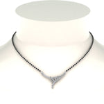 Load image into Gallery viewer, Diamond Tanmaniya Pendant Mangalsutra In Mgs8955 Nl Wg14K-White-Gold