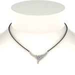 Load image into Gallery viewer, Diamond Tanmaniya Pendant Mangalsutra In Mgs8955 Nl Wg14K-White-Gold
