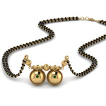 Load image into Gallery viewer, Emerald-Telugu-Mangalsutra
