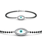 Load image into Gallery viewer, Evil Eye Diamond Mangalsutra Bracelet
