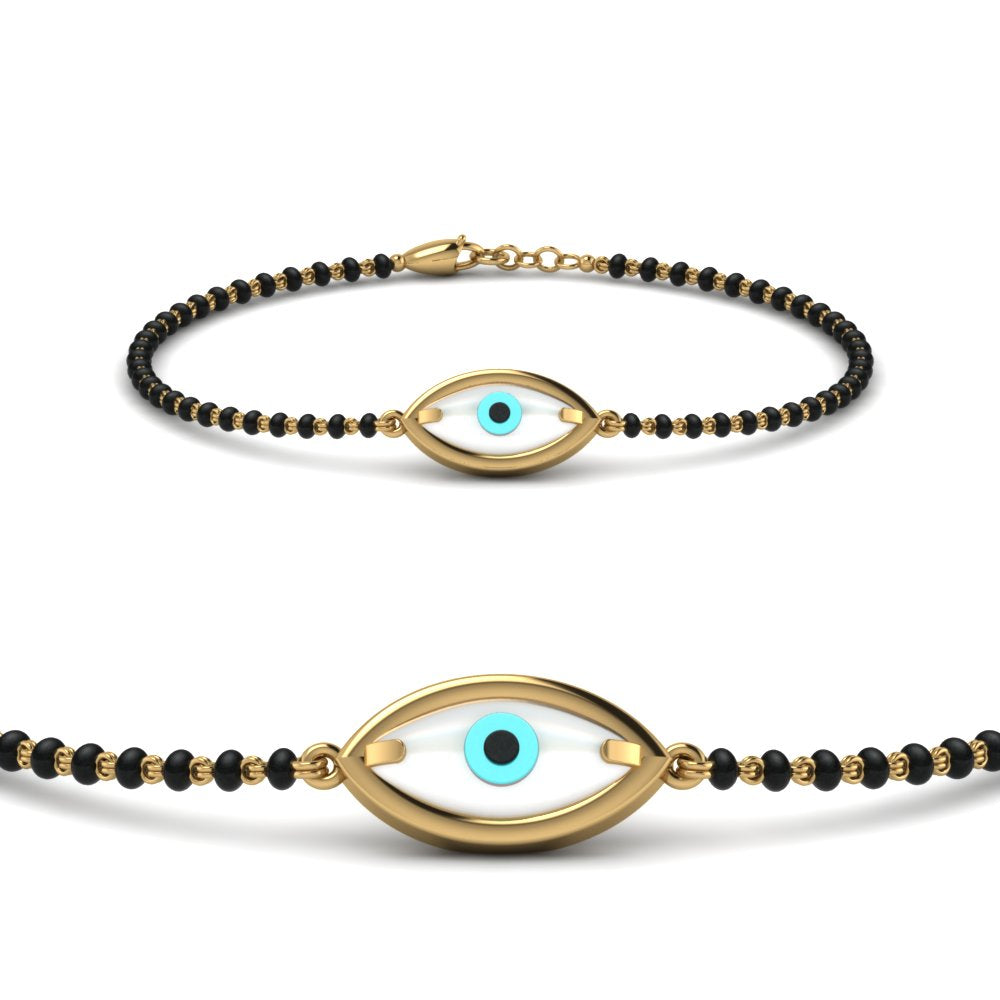 Yellow Chimes Exclusive Evil Eye Beads Stretchable Hand Charm Blue Bracelet  Buy Yellow Chimes Exclusive Evil Eye Beads Stretchable Hand Charm Blue  Bracelet Online at Best Price in India  Nykaa