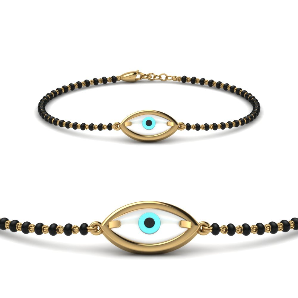 Evil Eye Mangalsutra Bracelet