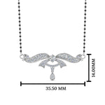 Load image into Gallery viewer, Fancy Diamond Mangalsutra Pendant

