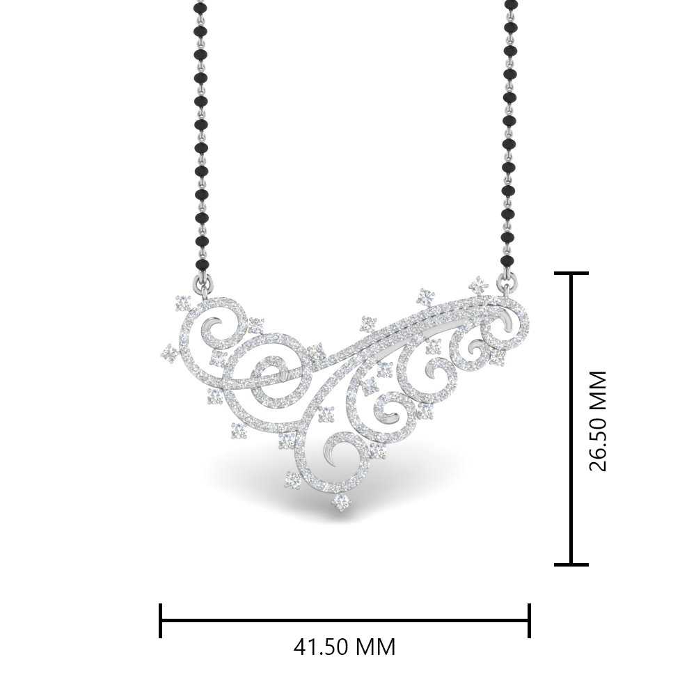 Filigree-Design-Diamond-Mangalsutra