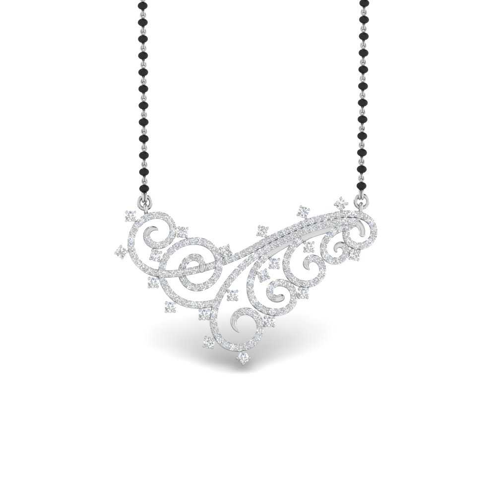 Filigree-Design-Diamond-Mangalsutra