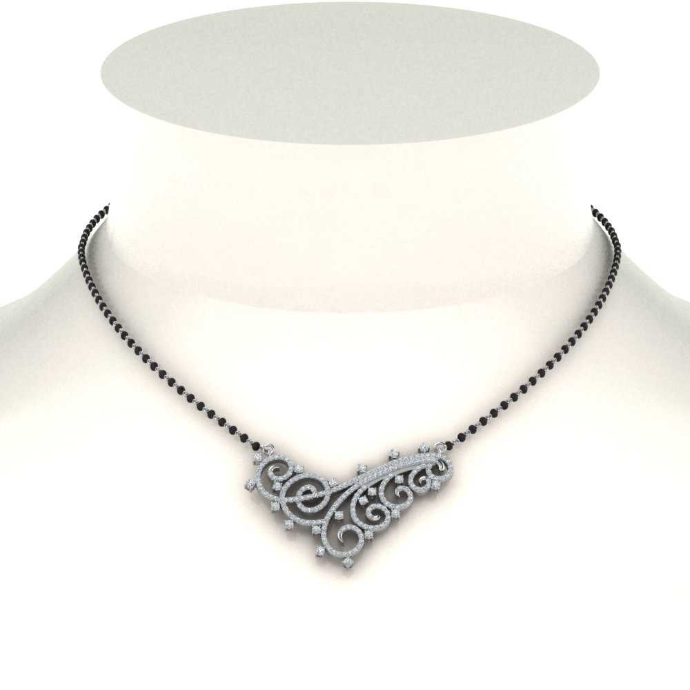 Filigree-Design-Diamond-Mangalsutra
