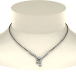 Load image into Gallery viewer, Floating-Diamond-Mangalsutra-Pendant