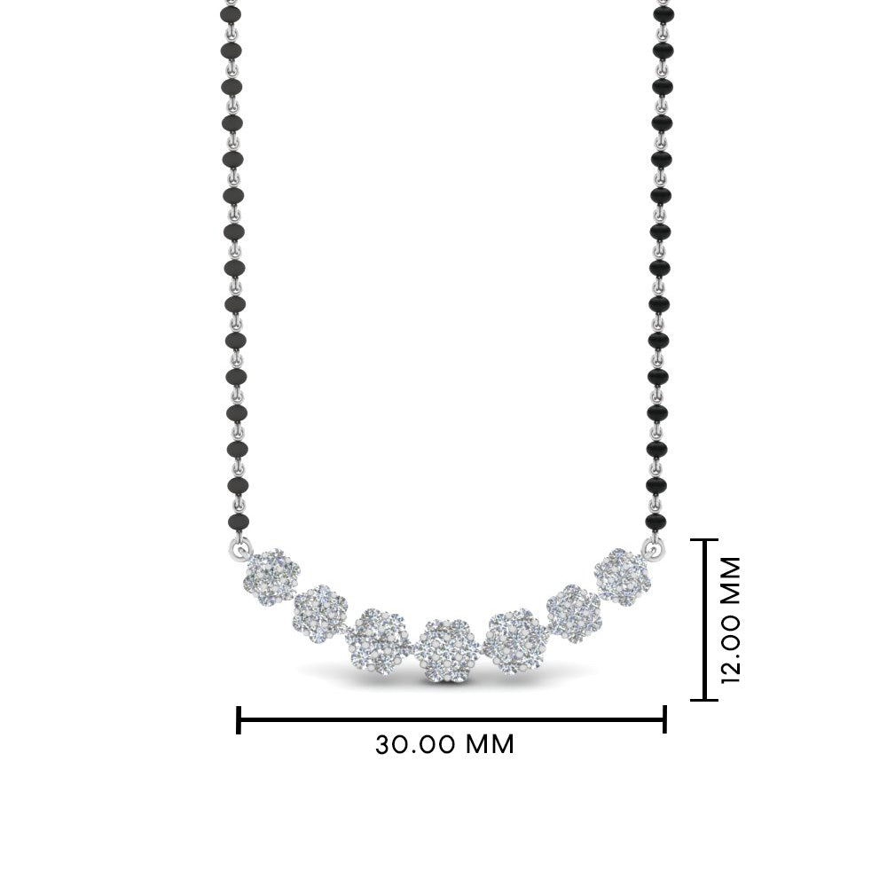 Floral-Cluster-Diamond-Mangalsutra