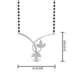 Load image into Gallery viewer, Flower-Diamond-Delicate-Mangalsutra