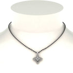 Load image into Gallery viewer, Flower-Diamond-Pendant-Mangalsutra
