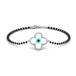 Load image into Gallery viewer, Flower Evil Eye Diamond Bracelet Mangalsutra
