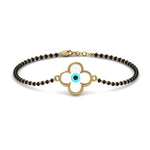 Load image into Gallery viewer, Flower Evil Eye Mangalsutra Bracelet
