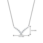 Load image into Gallery viewer, Graduated-Diamond-Mangalsutra