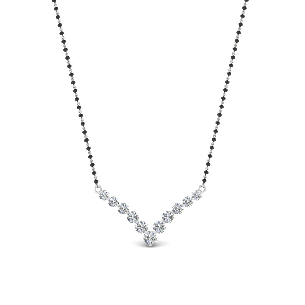 Graduated-Diamond-Mangalsutra