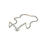 Load image into Gallery viewer, Graduated-Diamond-Mangalsutra
