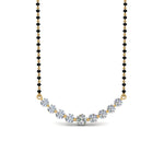 Load image into Gallery viewer, Graduated-Diamond-Mangalsutra-Necklace
