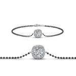Load image into Gallery viewer, Halo Diamond Bracelet Mangalsutra